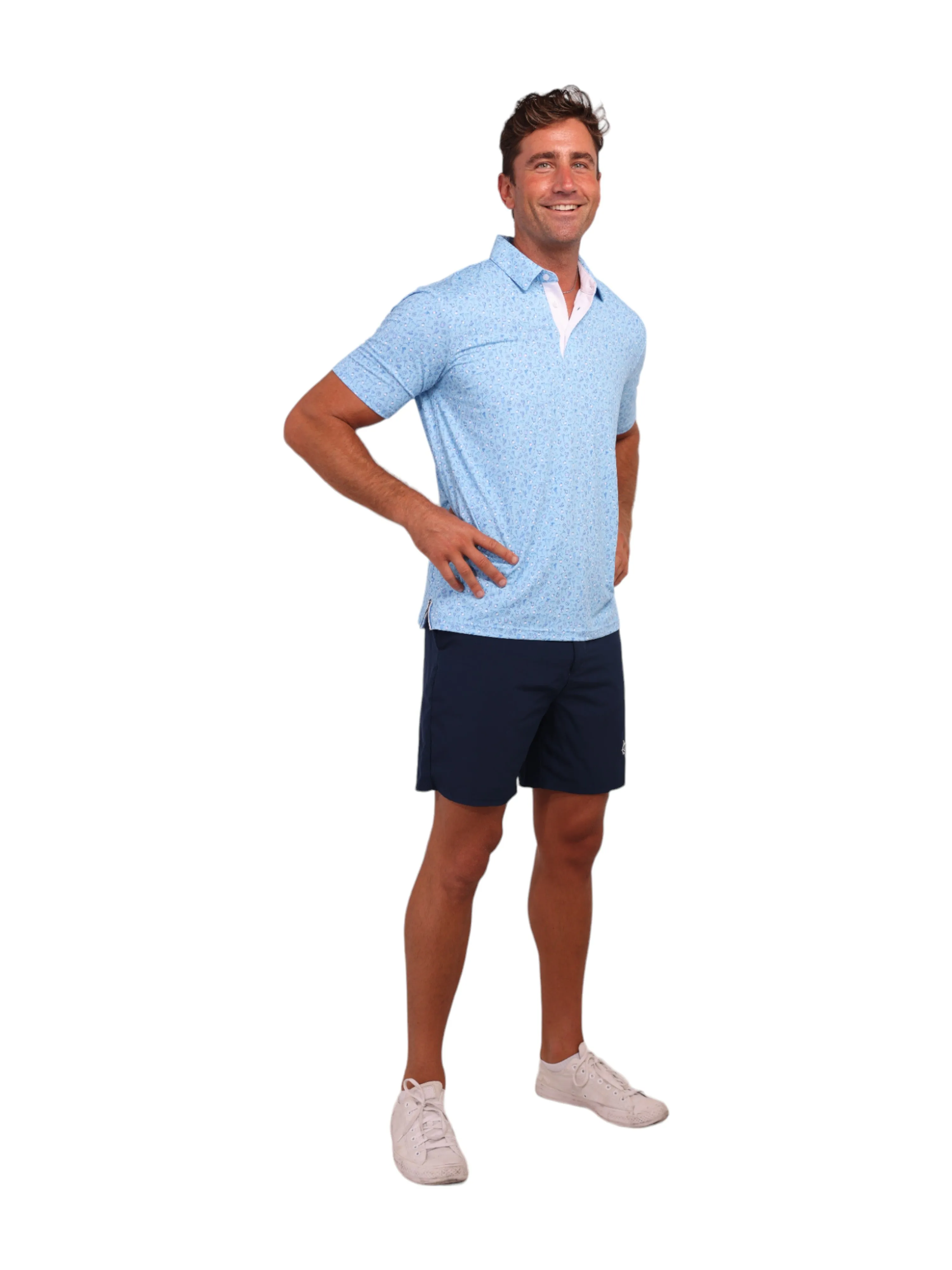 Spirits Print Polo