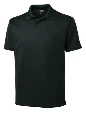 Sport-Tek® Micropique Sport-Wick® Pocket Polo. ST651