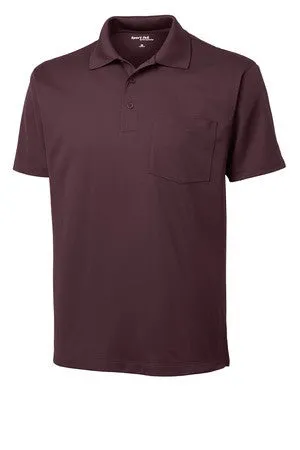 Sport-Tek® Micropique Sport-Wick® Pocket Polo. ST651