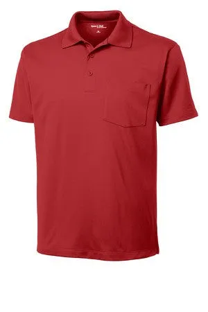 Sport-Tek® Micropique Sport-Wick® Pocket Polo. ST651