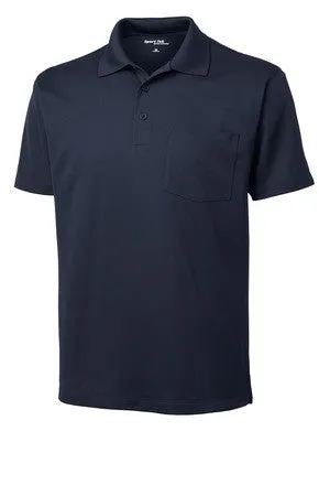 Sport-Tek® Micropique Sport-Wick® Pocket Polo. ST651