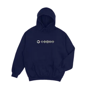 Spotify Music Code Embroidered Unisex Hoodie