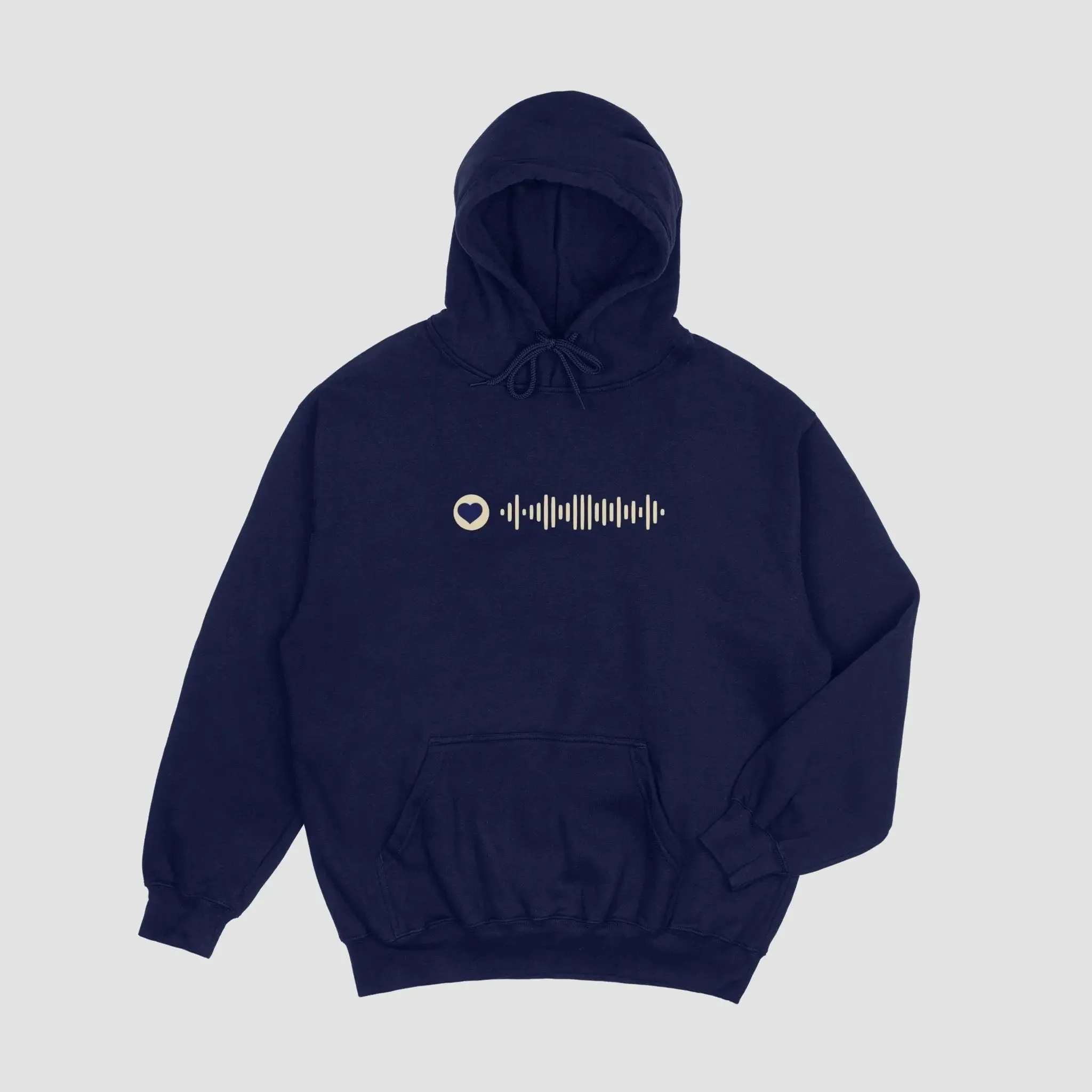 Spotify Music Code Embroidered Unisex Hoodie