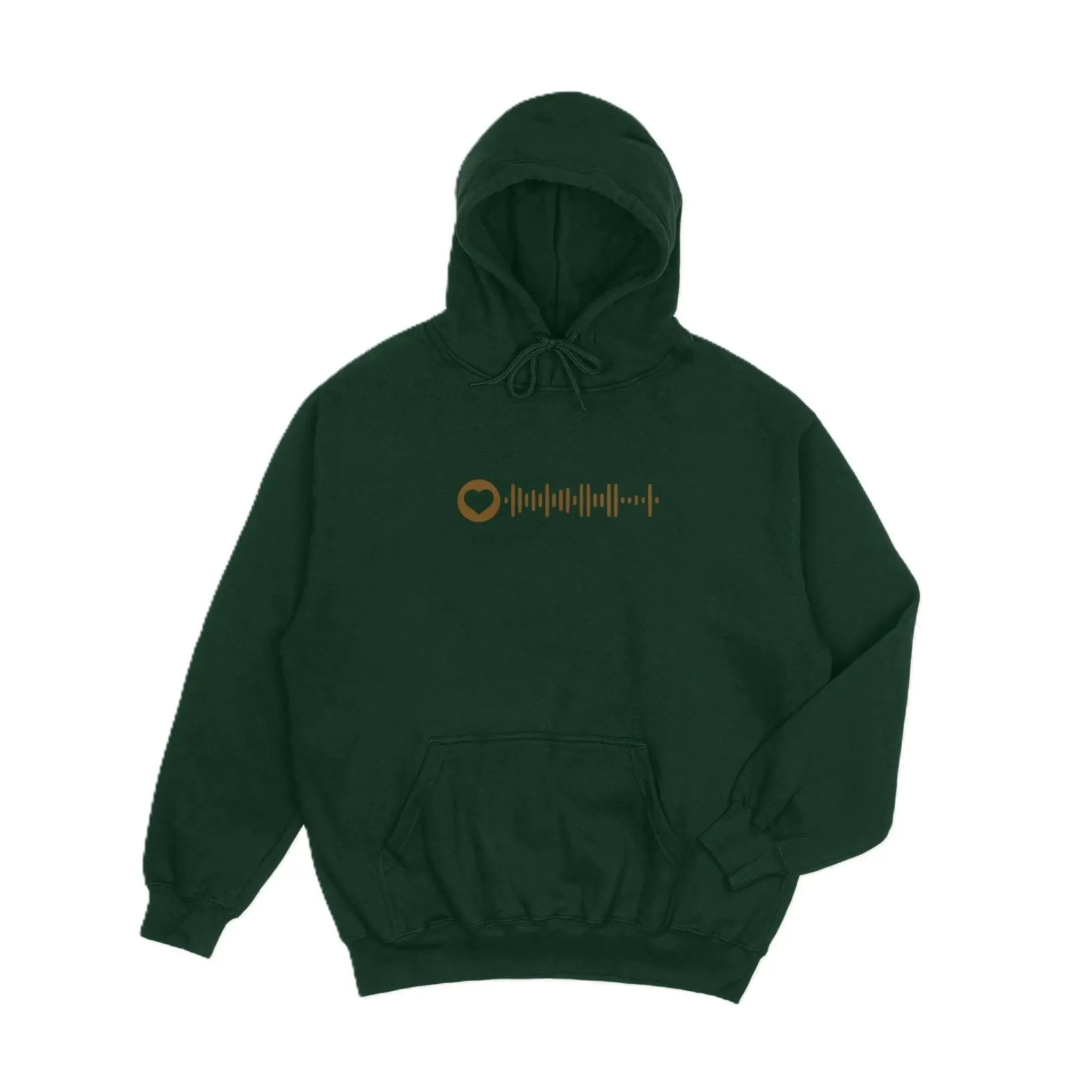 Spotify Music Code Embroidered Unisex Hoodie
