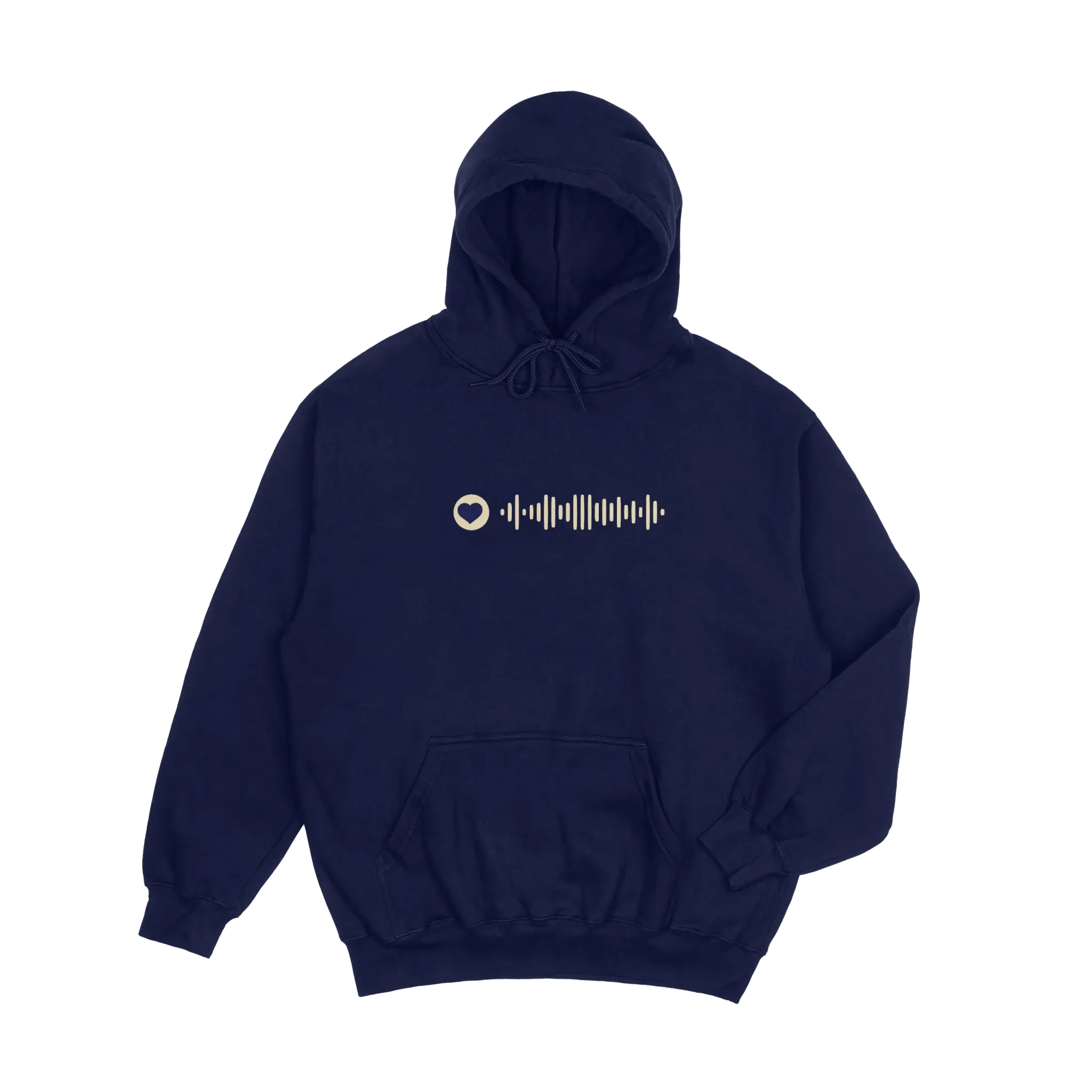 Spotify Music Code Embroidered Unisex Hoodie