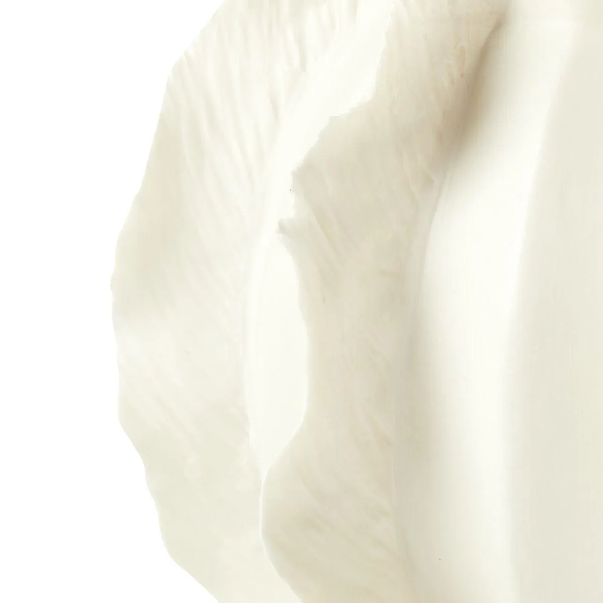 Spring Flower Low Vase / Blanc de Chine