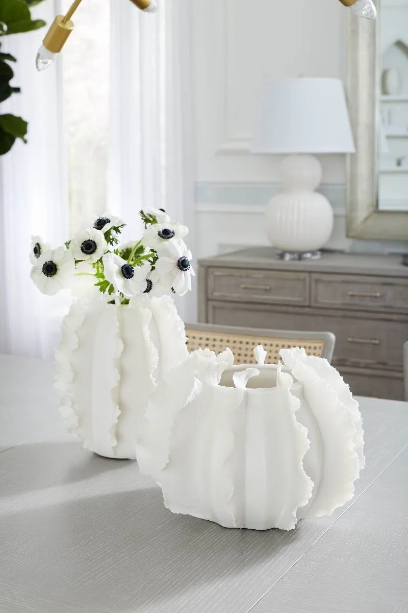 Spring Flower Tall Vase / Blanc de Chine