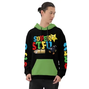Super STFU Unisex Hoodie - Black/Green