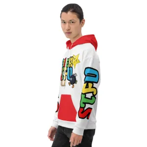 Super STFU Unisex Hoodie - White/Red