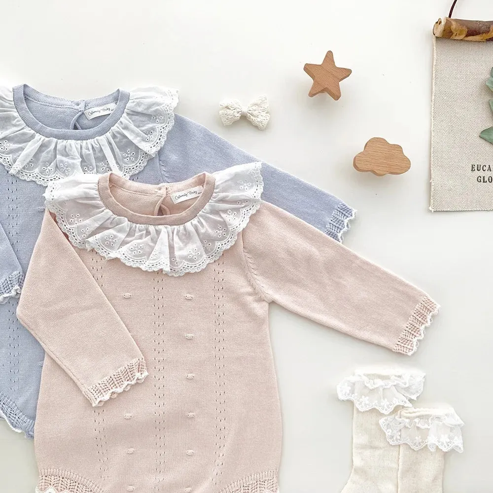 Textured Knit Romper