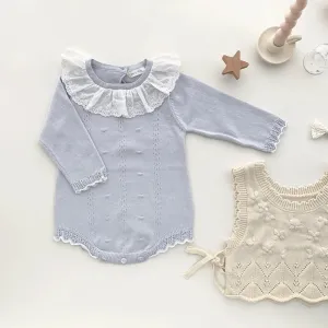 Textured Knit Romper