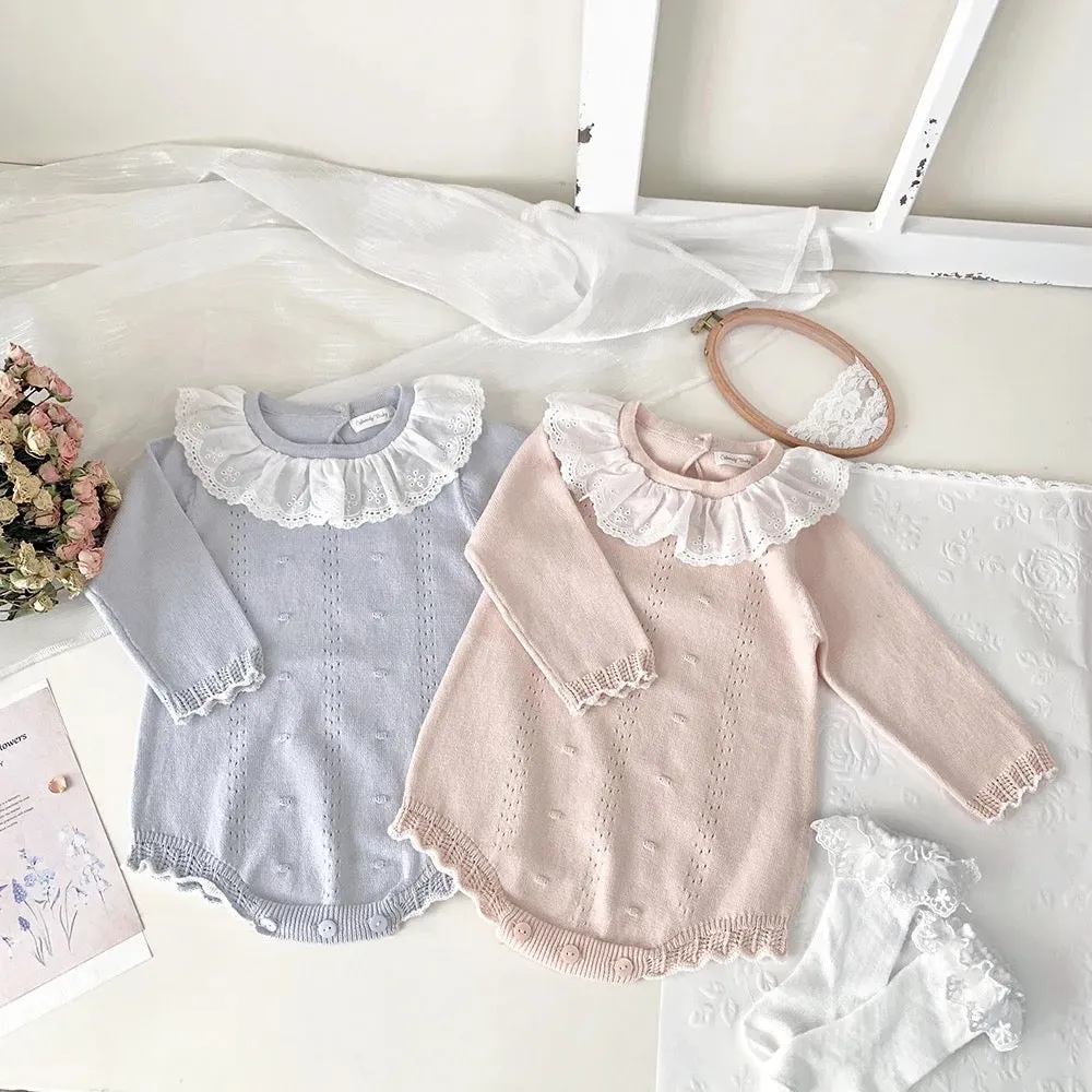 Textured Knit Romper
