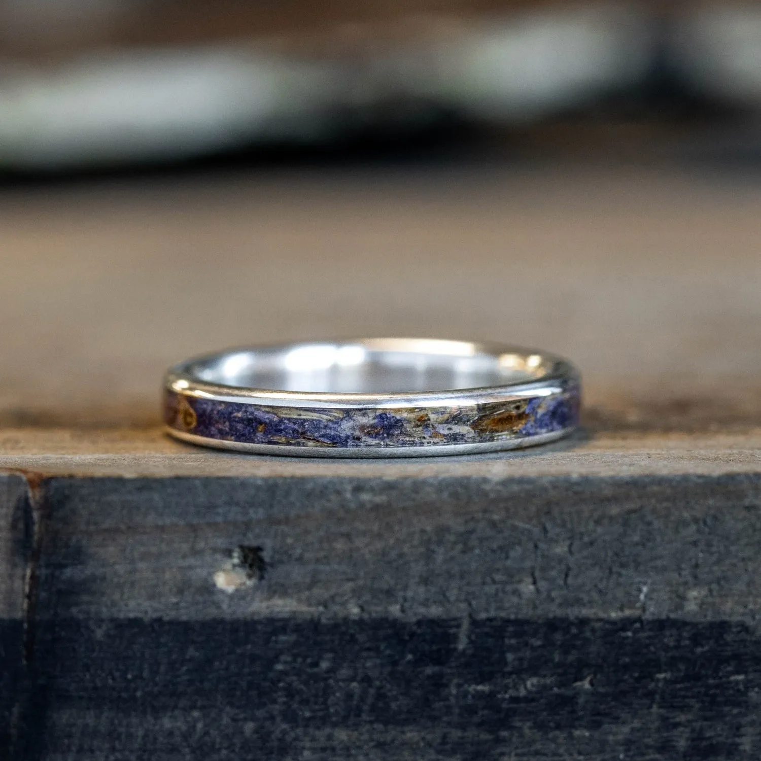 The Cassatt | Women's Lavender and Silver Floral Ring