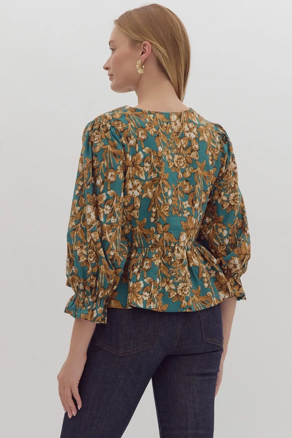 Timeless Beauty Top: Emerald Mix