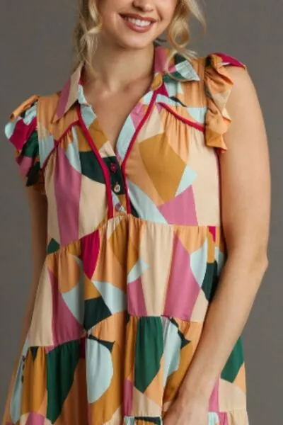 Umgee Petal Pop Mini Dress