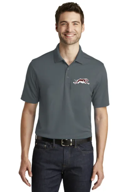 UV Dry Fit Polo Shirt with greyhound embroidered
