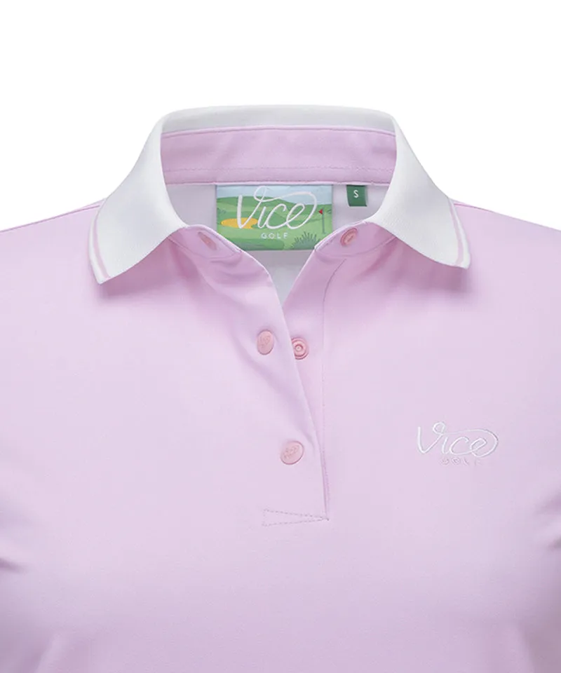 Vice Golf Atelier Women's Color Point T-Shirt - Pink