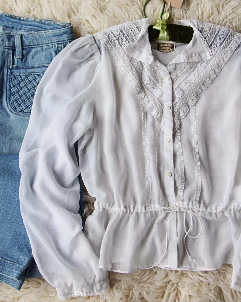 Vintage 70's Gunne Sax Romantic Blouse