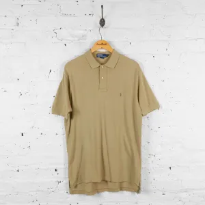 Vintage Ralph Lauren Polo Shirt - Brown - M