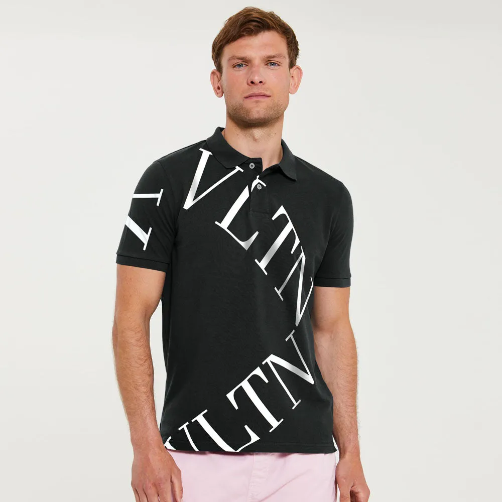 VLTN Black Polo Shirt