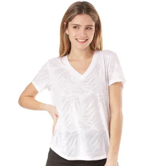Volcom Womens Geo Arty V Neck Short Sleeved T Shirt