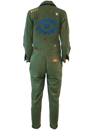 Watch Your Back Organic Hemp and Cotton Jumpsuit