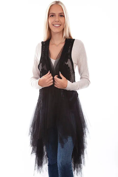 Women's Honey Creek Collection Accessory: Tulle Layered Vest