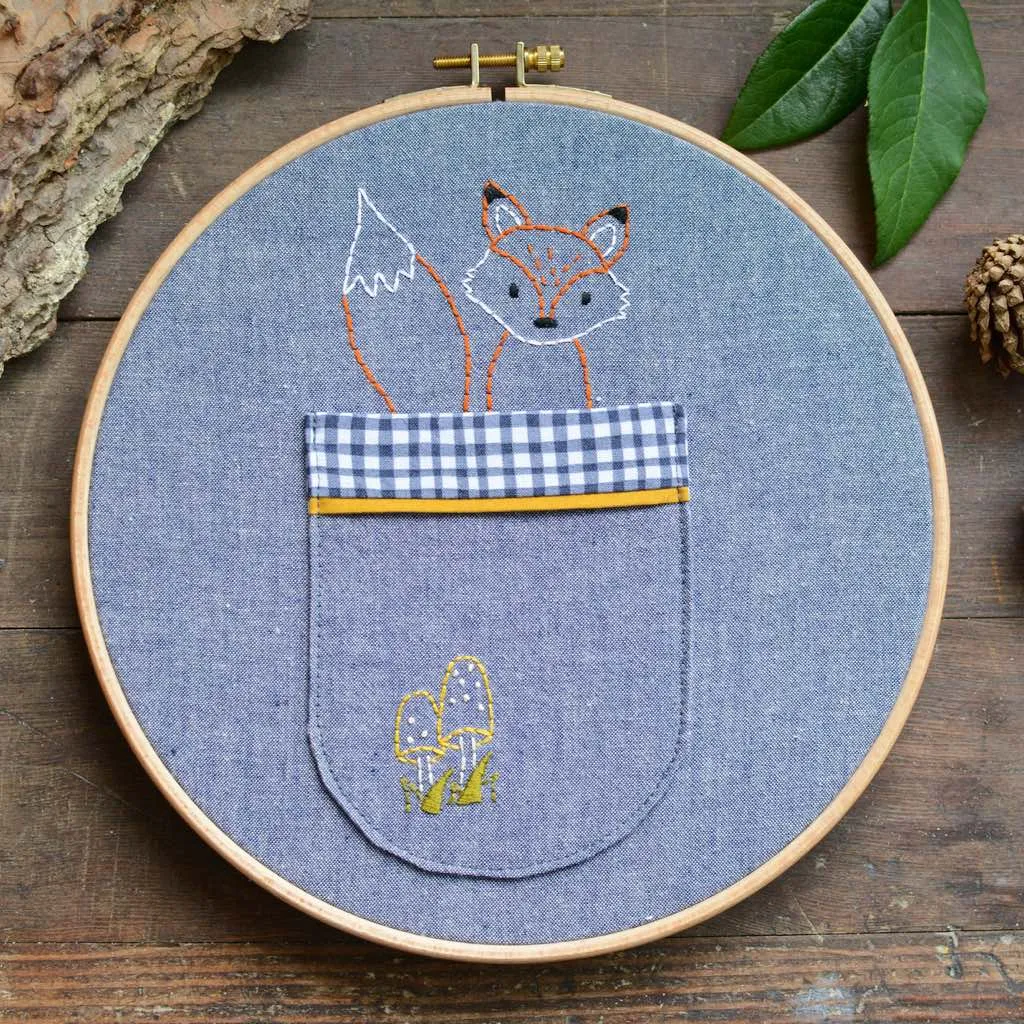 Woodland Friends Embroidery Pocket Patterns - BUNDLE
