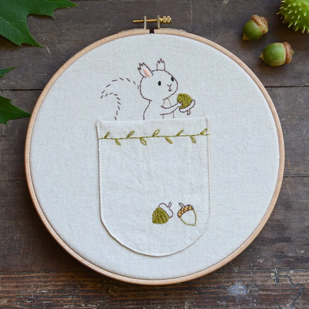 Woodland Friends Embroidery Pocket Patterns - BUNDLE