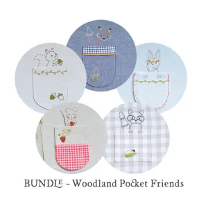 Woodland Friends Embroidery Pocket Patterns - BUNDLE