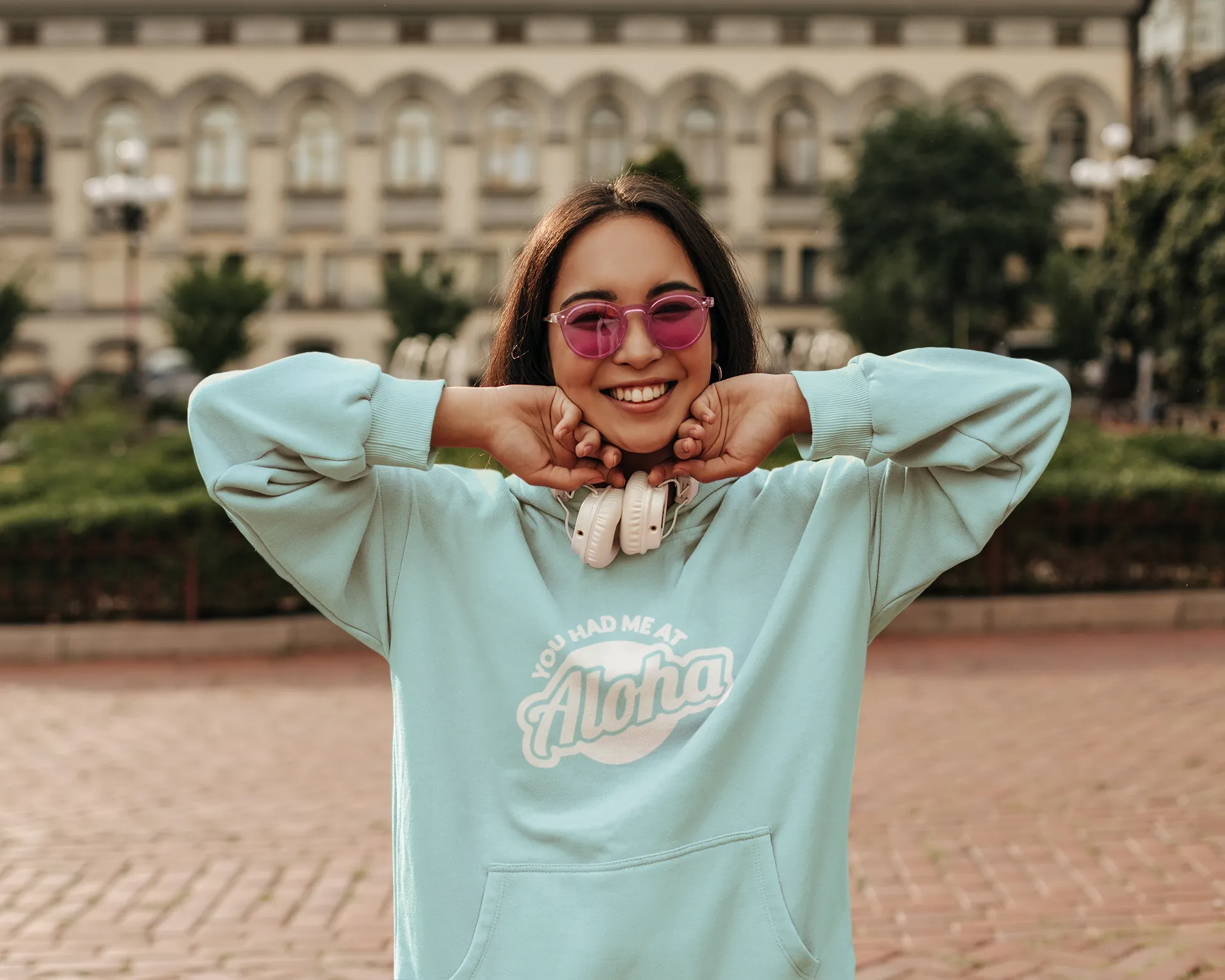 YOU HAD ME AT ALOHA SOFT STYLE HOODIE