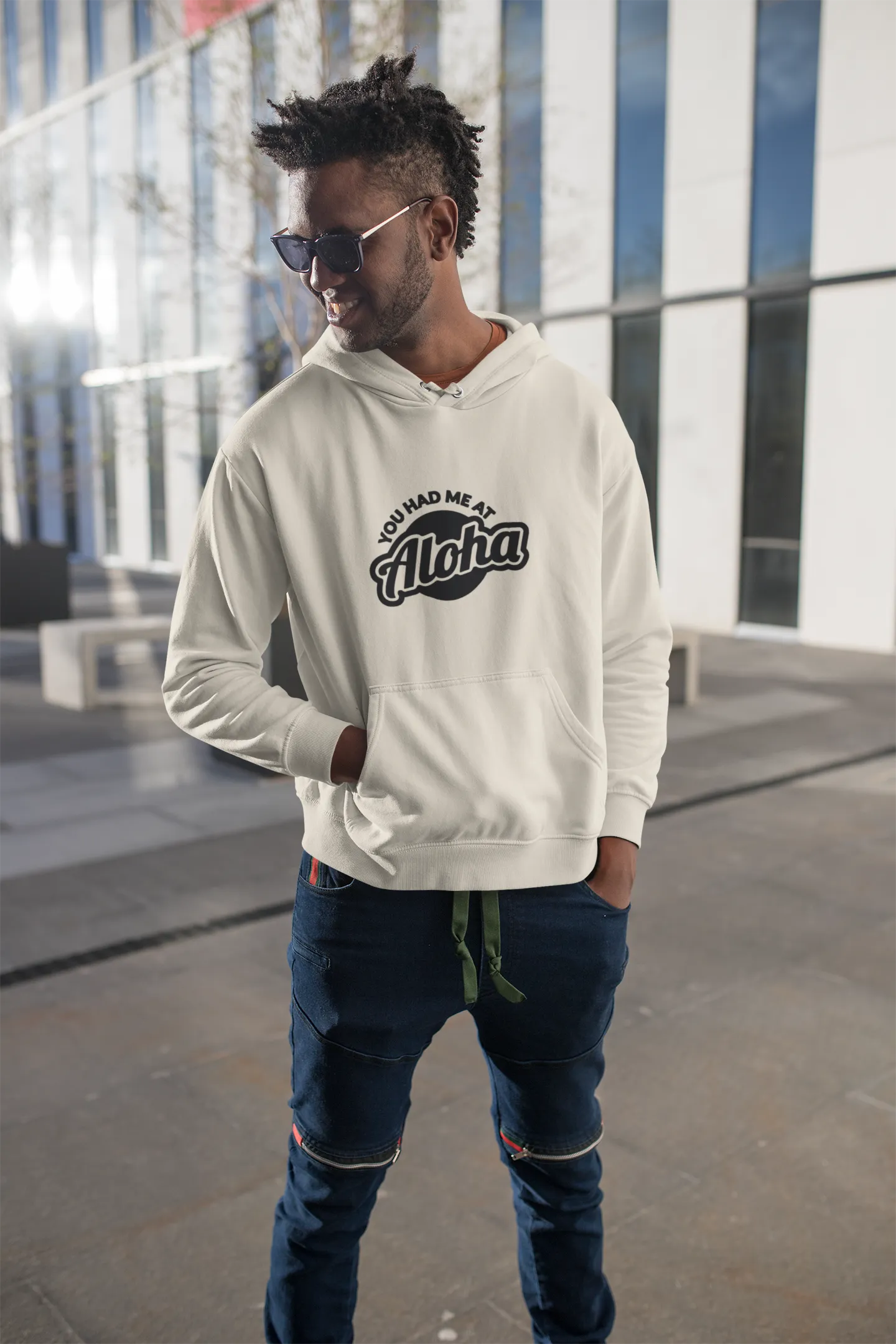 YOU HAD ME AT ALOHA SOFT STYLE HOODIE
