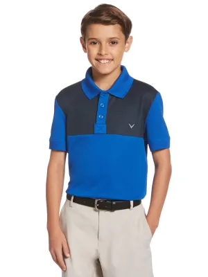 Youth Color Block Polo