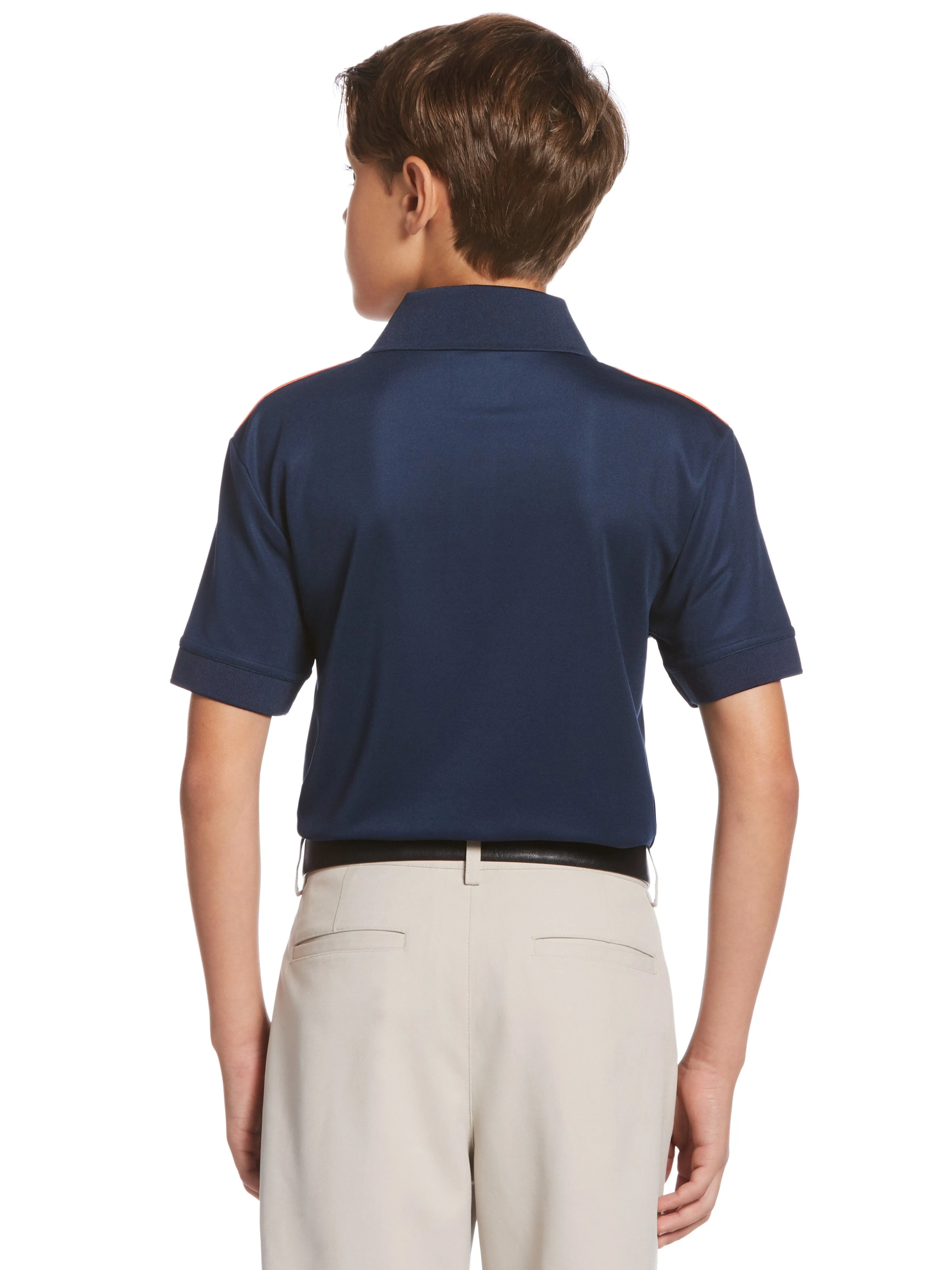 Youth Color Block Polo